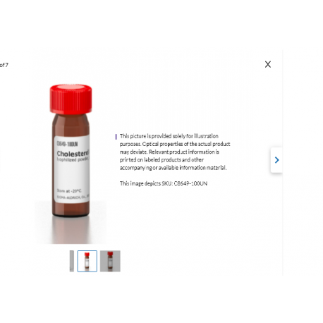 کلسترول اکسیداز لیپوپولیز  C8649 sigma Cholesterol Oxidase from Streptomyces sp.