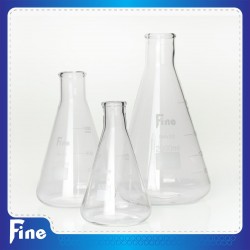 ارلن مایر  فاین گلاس Flask erlenmayer Fine Glass