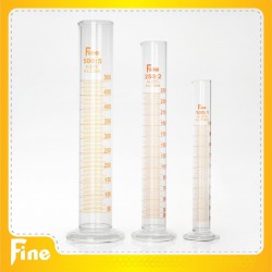 مزور پایه گرد فاین گلاس measuring cylinder  Fine glass