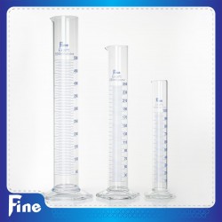 مزور پایه 6 گوشه فاین گلاس measuring cylinder Fine glass