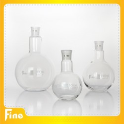 بالن ته صاف فاین گلاس Boiling  Flat  flasks  Fine Glass