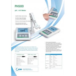 پی اچ متر رومیزی کلین pH meter celan ph500