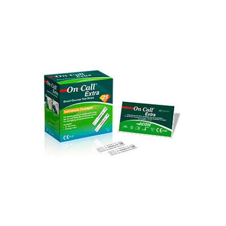 نوار تست قند خون استراا oncall extra glucometer