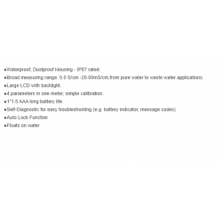 EC meter/TDS  - Conductivity / TDS / Salinity Tester CLEAN  ای سی متر و تی دی اس متر